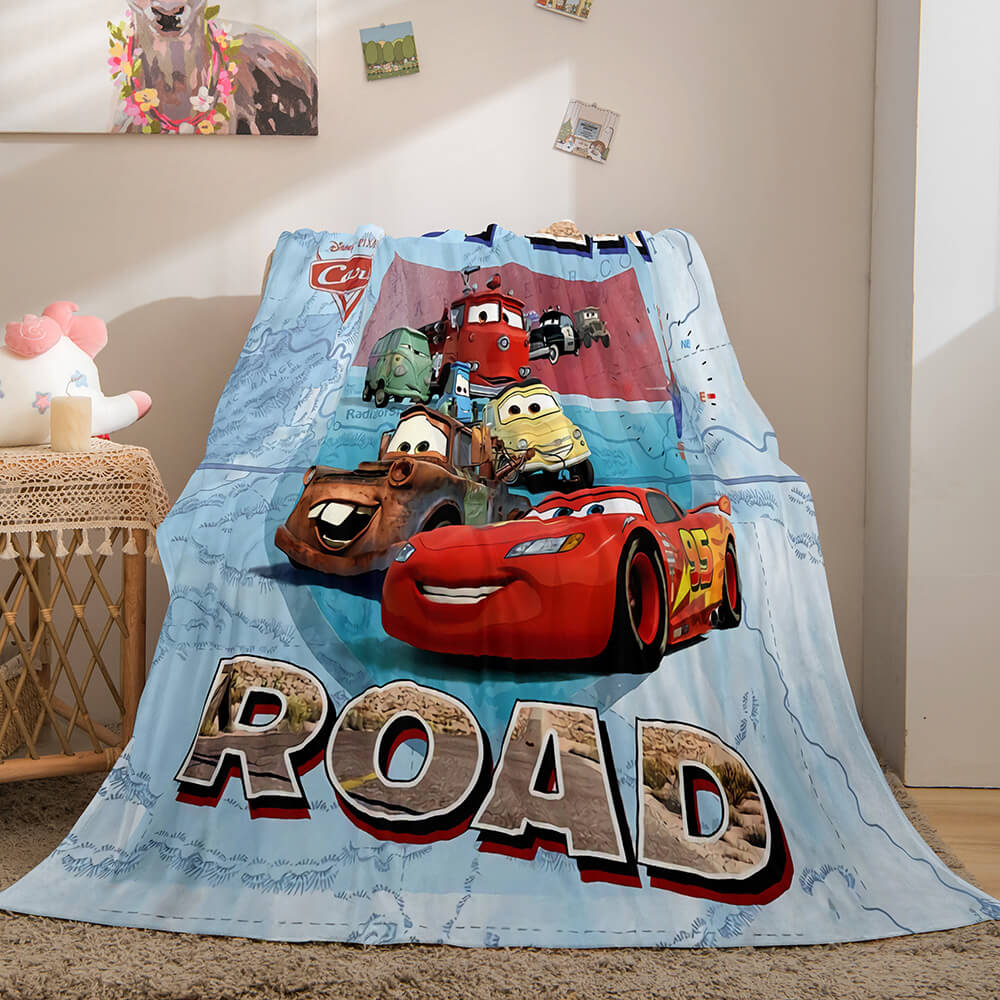 Disney Cars 2 Flannel Fleece Throw Cosplay Blanket