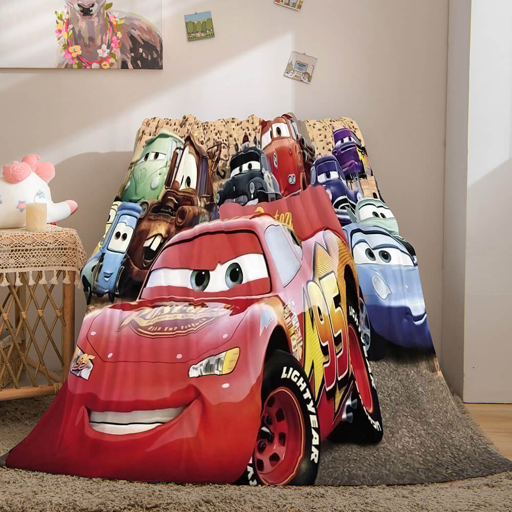 Disney Cars 2 Flannel Fleece Throw Cosplay Blanket