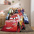 Disney Cars 2 Flannel Fleece Throw Cosplay Blanket