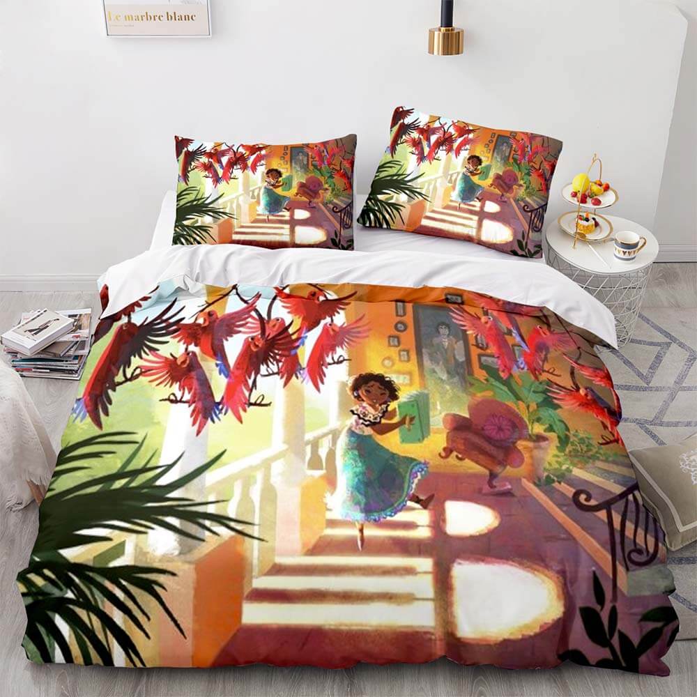 Disney Encanto Bedding Set Quilt Duvet Covers Pillowcase Bedding Sets