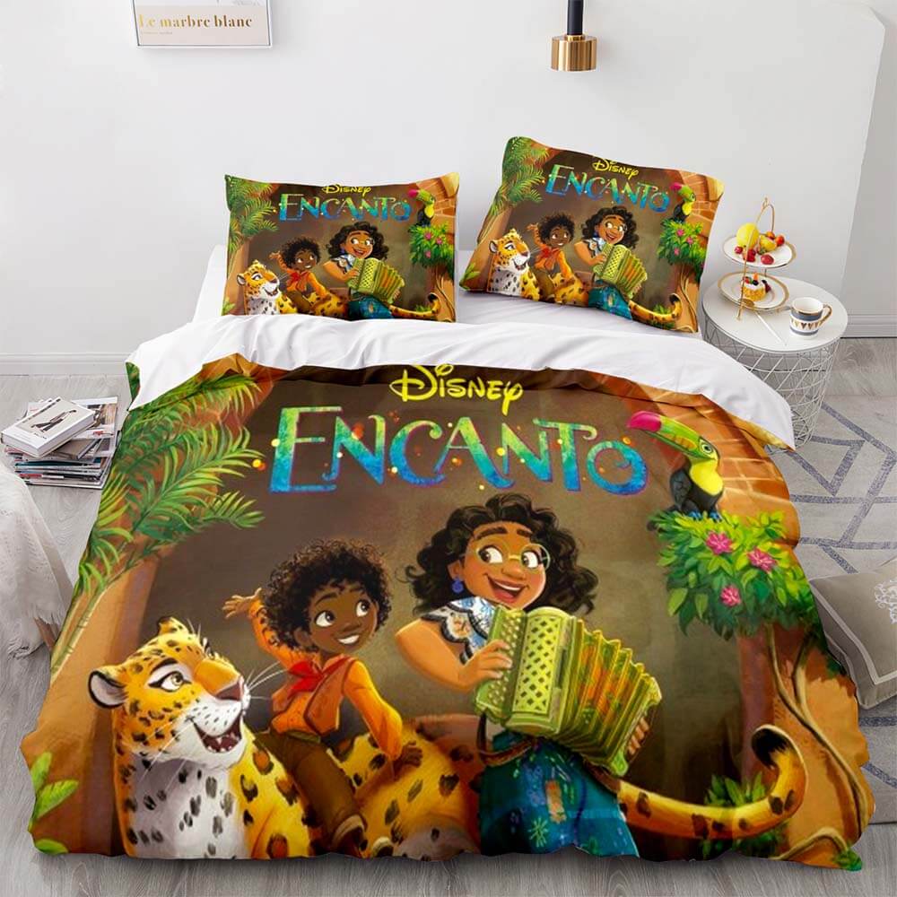 Disney Encanto Bedding Set The Madrigal Family Quilt Duvet Cover Sets