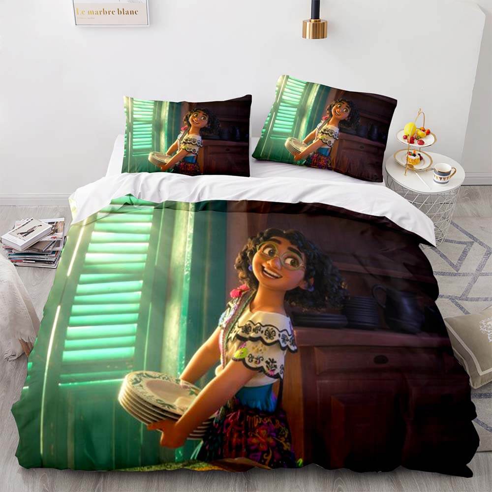 Disney Encanto Bedding Set The Madrigal Family Quilt Duvet Cover Sets