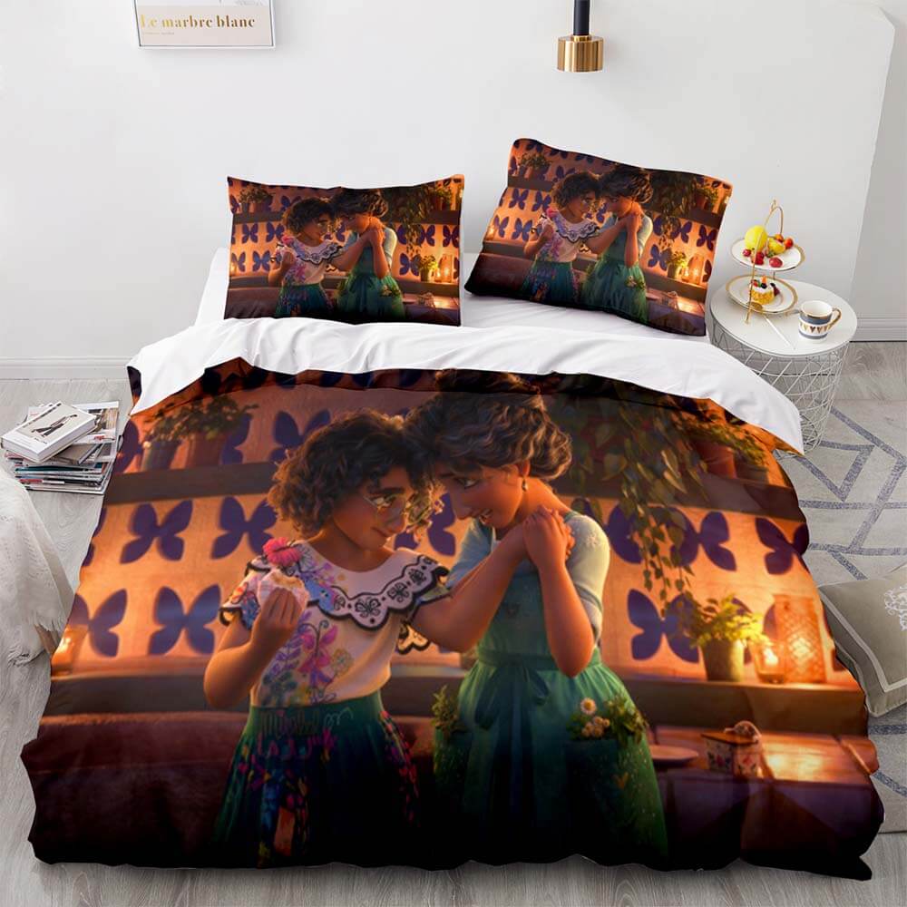 Disney Encanto Bedding Set The Madrigal Family Quilt Duvet Cover Sets