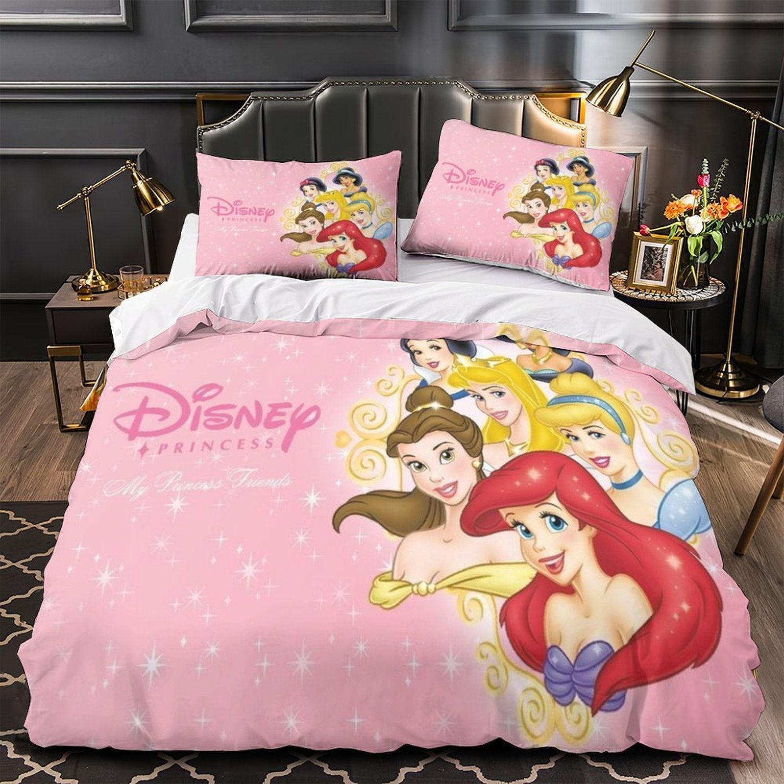 Disney Princess Duvet Cover Pattern Bedding Set Without Filler