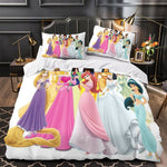 Disney Princess Duvet Cover Pattern Bedding Set Without Filler