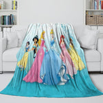 Disney Princess Pattern Blanket Flannel Throw Kids Room Decoration