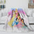 Disney Princess Pattern Blanket Flannel Throw Kids Room Decoration