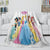 Disney Princess Pattern Blanket Flannel Throw Kids Room Decoration