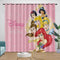 Disney Princess Pattern Curtains Blackout Kids Room Window Drapes