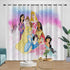 Disney Princess Pattern Curtains Blackout Kids Room Window Drapes