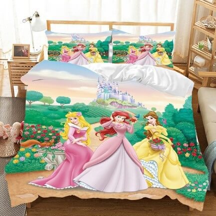 Disney Princess Snow White Cosplay Bedding Set Quilt Cover Without Filler