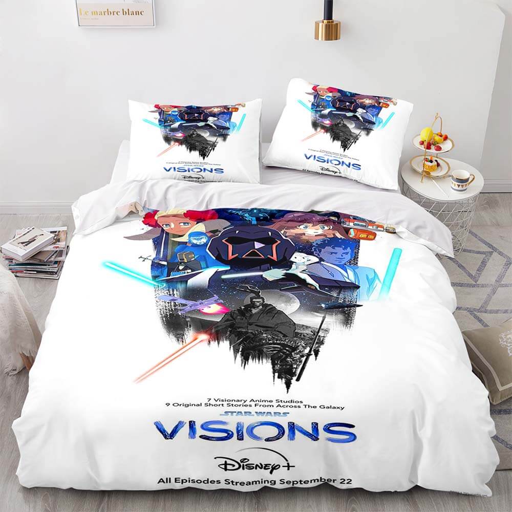 Disney Star Wars Visions Bedding Set Quilt Duvet Cover Bedding Sets