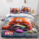Disney Turning Red 2022 Bedding Set Quilt Duvet Cover Bedding Sets