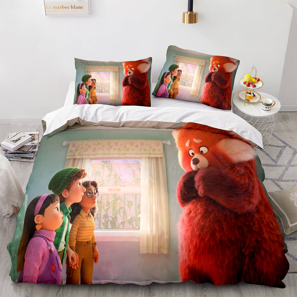 Disney Turning Red 2022 Bedding Set Quilt Duvet Cover Bedding Sets
