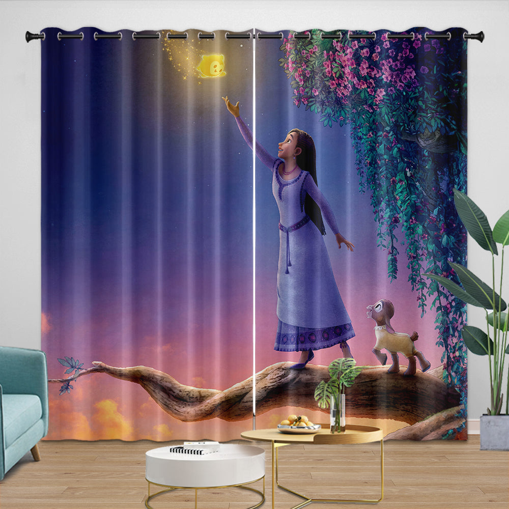 Disney Wish Curtains Blackout Window Drapes