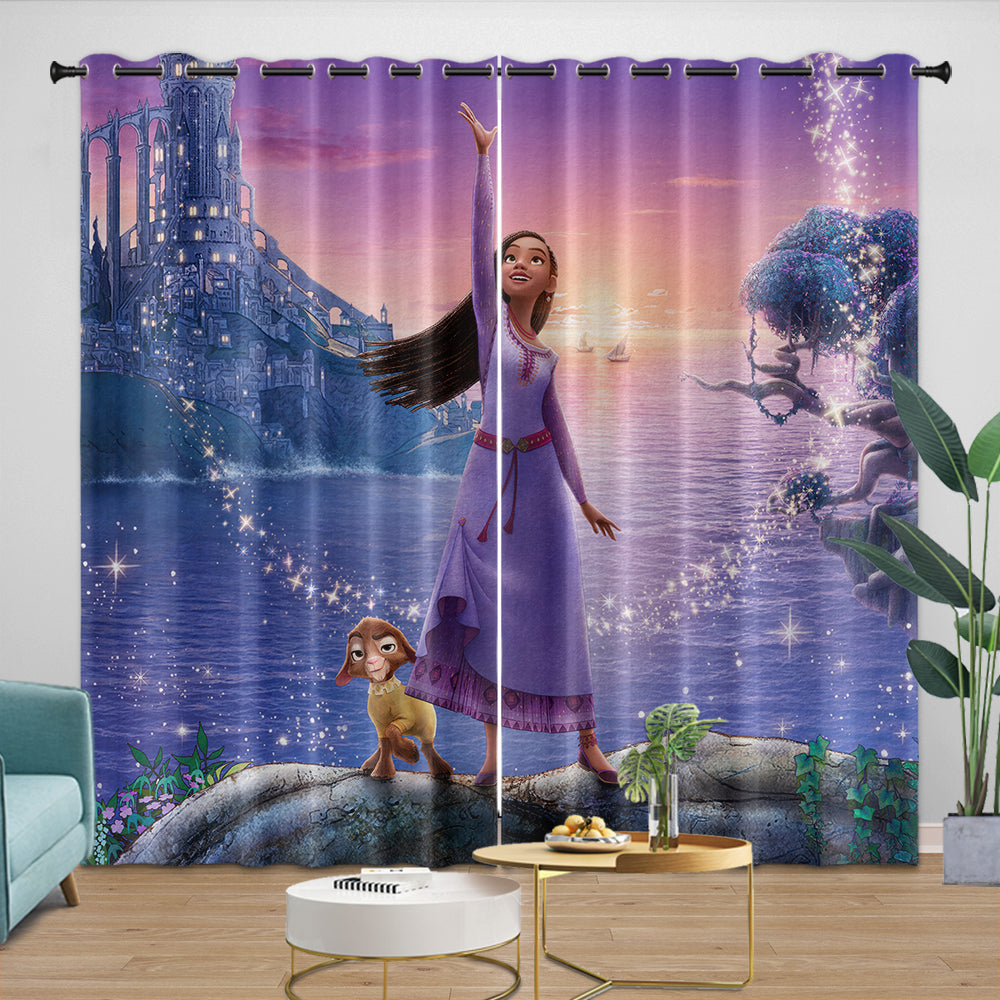 Disney Wish Curtains Blackout Window Drapes