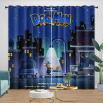 Dog Man Curtains Blackout Window Drapes Room Decoration