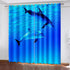Dolphin Curtains Blackout Window Treatments Drapes for Room Decoration