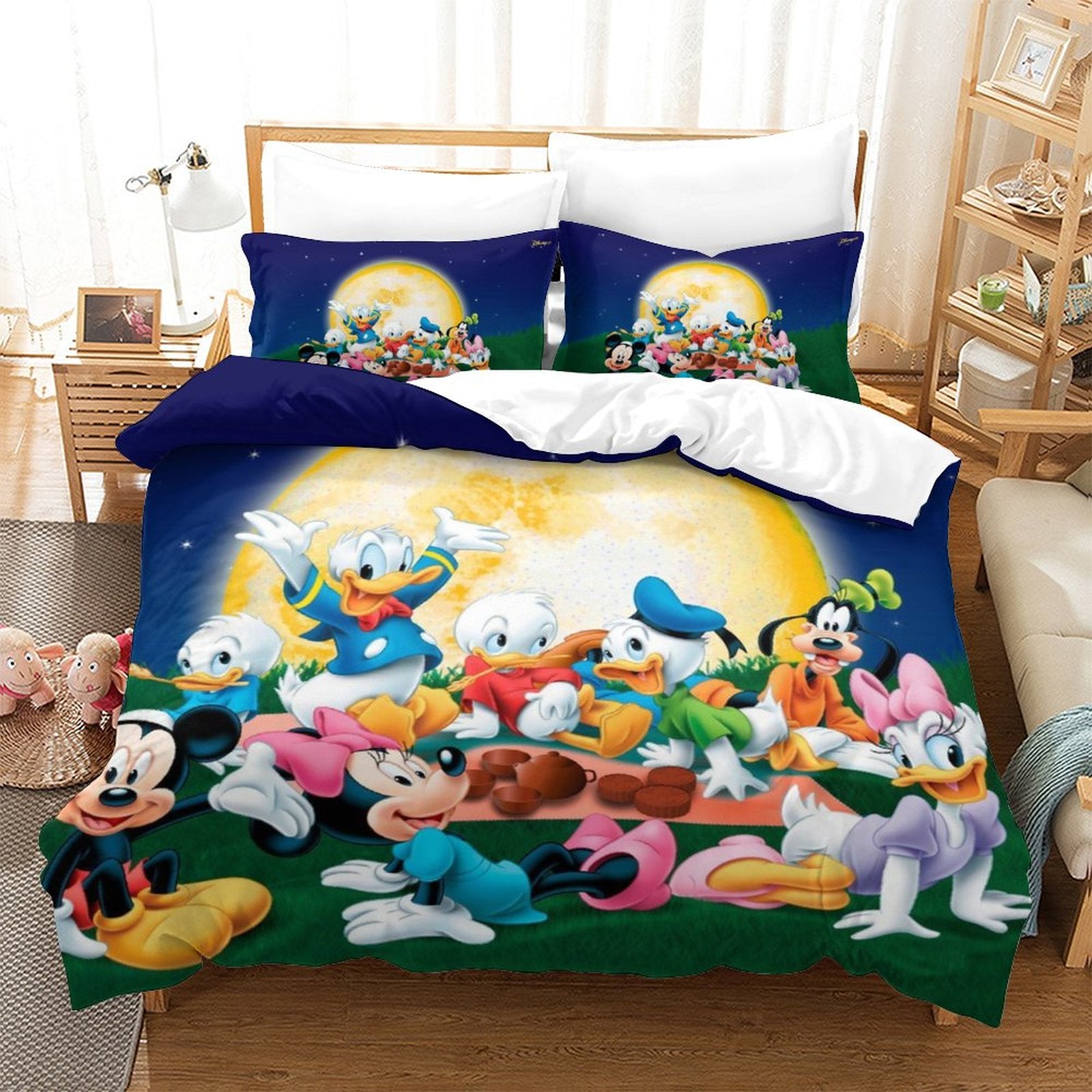 Donald Duck Bedding Set Quilt Duvet Cover Without Filler