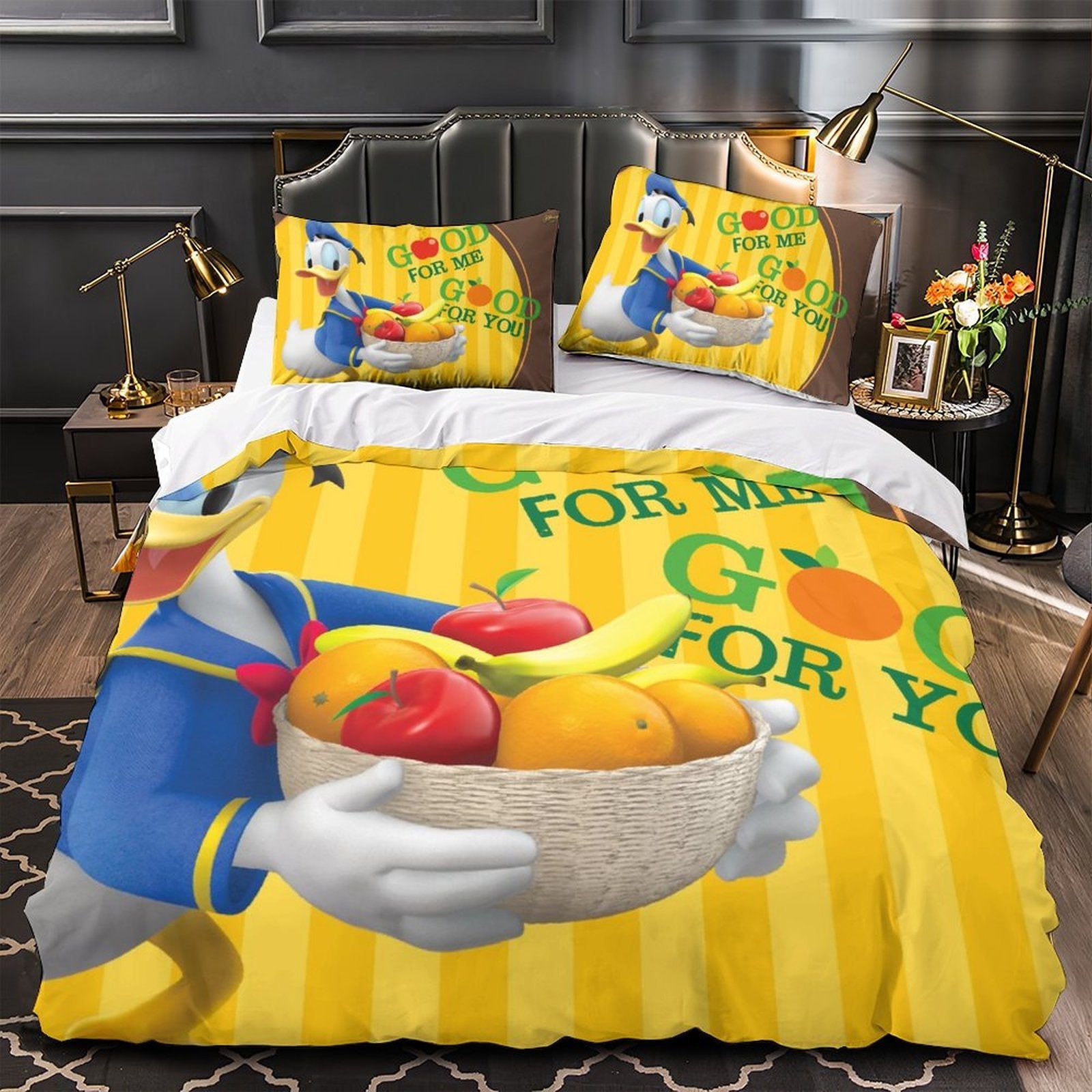 Donald Duck Bedding Set Quilt Duvet Cover Without Filler