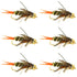 Double Bead Twenty Incher Nymph Fly Fishing Flies - 6 Flies Hook Size 12