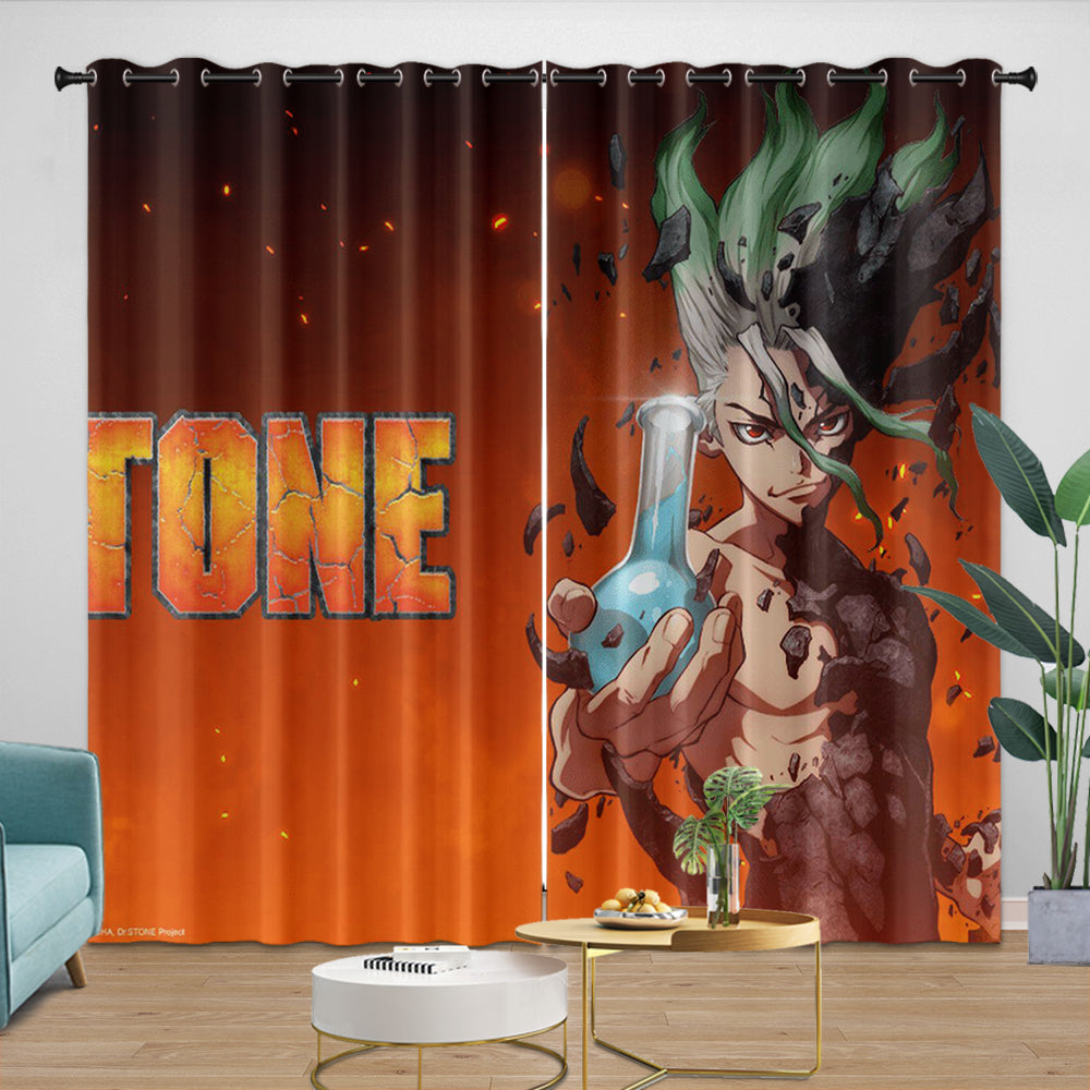 Dr Stone Hd Anime Curtains Blackout Window Drapes