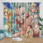 Dr Stone Hd Anime Curtains Blackout Window Drapes