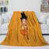 Dragon Ball Blanket Flannel Pattern Throw Room Decoration