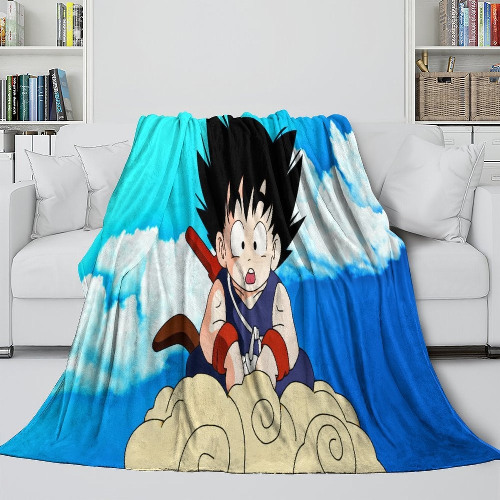 Dragon Ball Blanket Flannel Pattern Throw Room Decoration