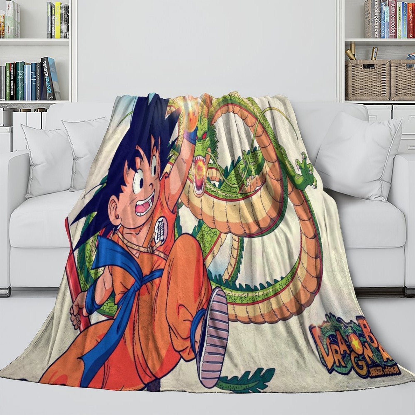 Dragon Ball Blanket Flannel Pattern Throw Room Decoration