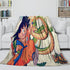 Dragon Ball Blanket Flannel Pattern Throw Room Decoration