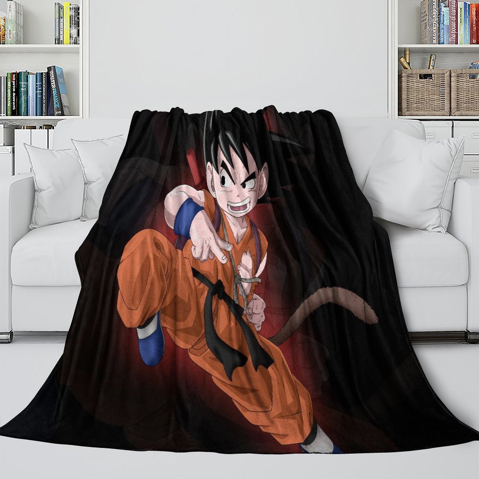 Dragon Ball Blanket Flannel Pattern Throw Room Decoration