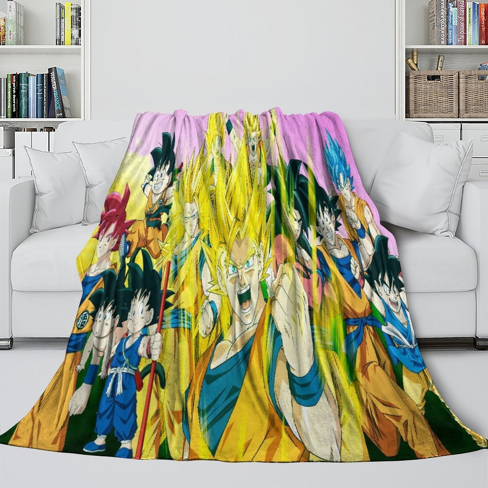 Dragon Ball Blanket Flannel Throw Room Decoration
