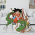 Dragon Ball Blanket Flannel Throw Room Decoration