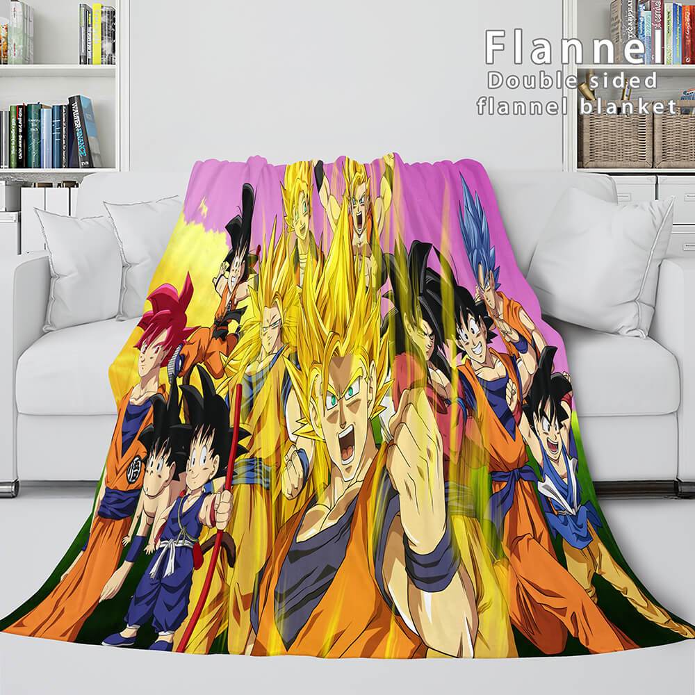 Dragon Ball Flannel Fleece Blanket
