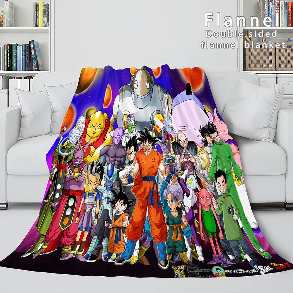 Dragon Ball Flannel Fleece Blanket