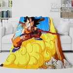 Dragon Ball Cosplay Flannel Blanket Throw Wrap