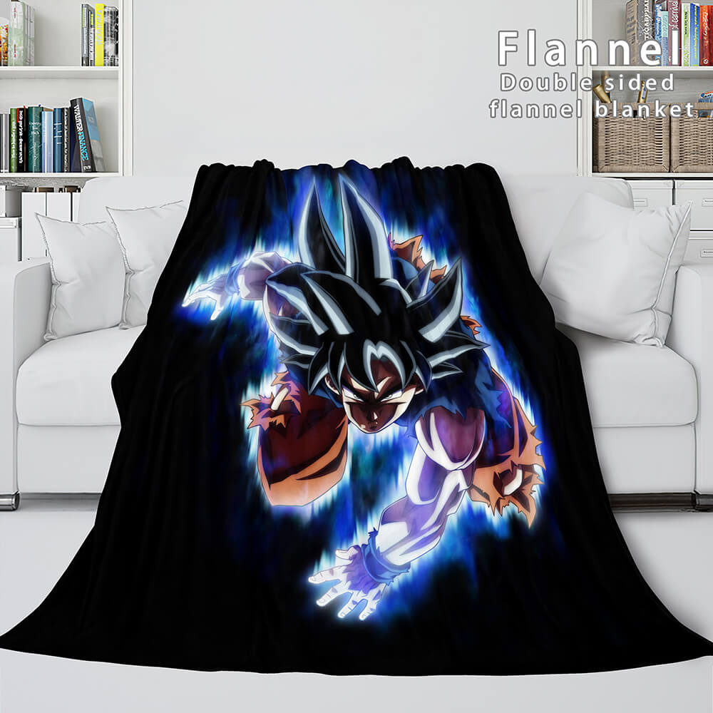 Dragon Ball Cosplay Flannel Blanket Throw Wrap