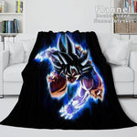 Dragon Ball Cosplay Flannel Blanket Throw Wrap