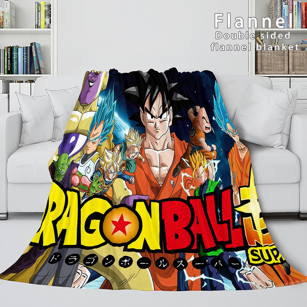 Dragon Ball Cosplay Flannel Blanket Throw Wrap