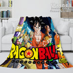 Dragon Ball Cosplay Flannel Blanket Throw Wrap