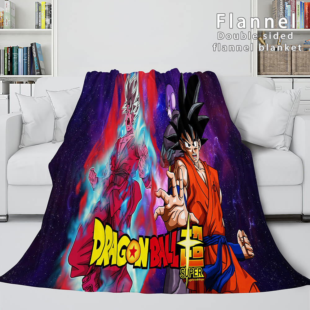 Dragon Ball Cosplay Flannel Blanket Throw Wrap
