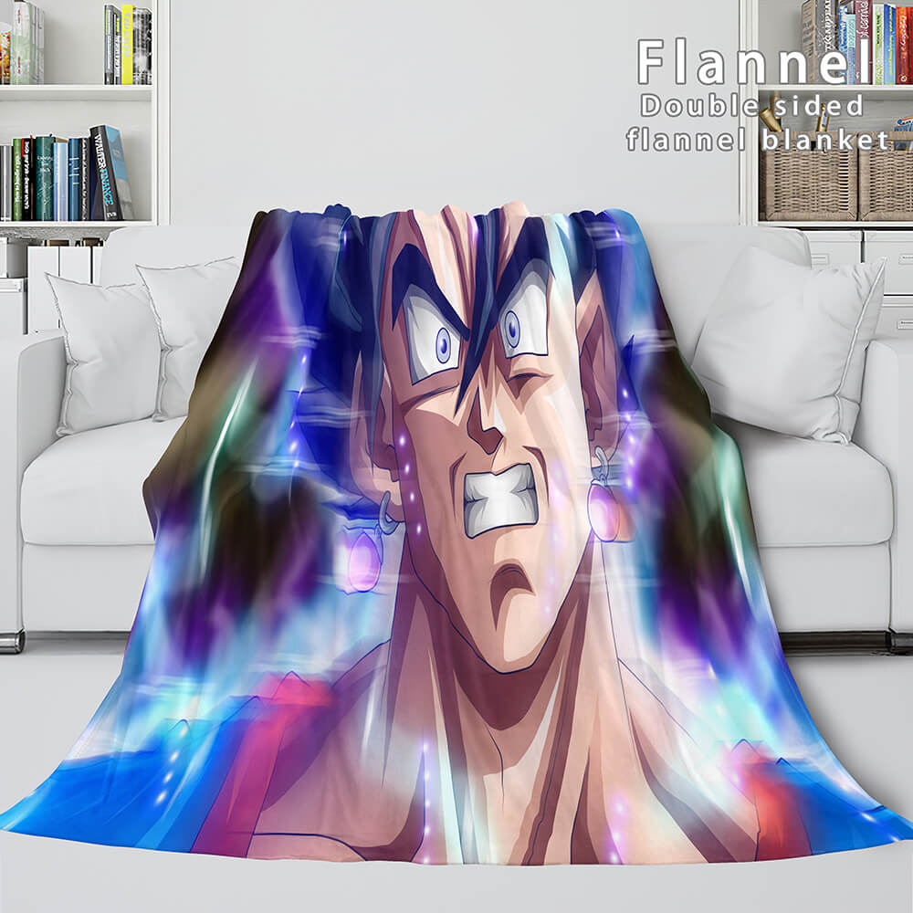 Dragon Ball Cosplay Flannel Blanket Throw Wrap