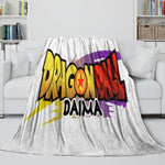 Dragon Ball DAIMA Blanket Flannel Pattern Throw Room Decoration