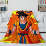 Dragon Ball DAIMA Blanket Flannel Pattern Throw Room Decoration