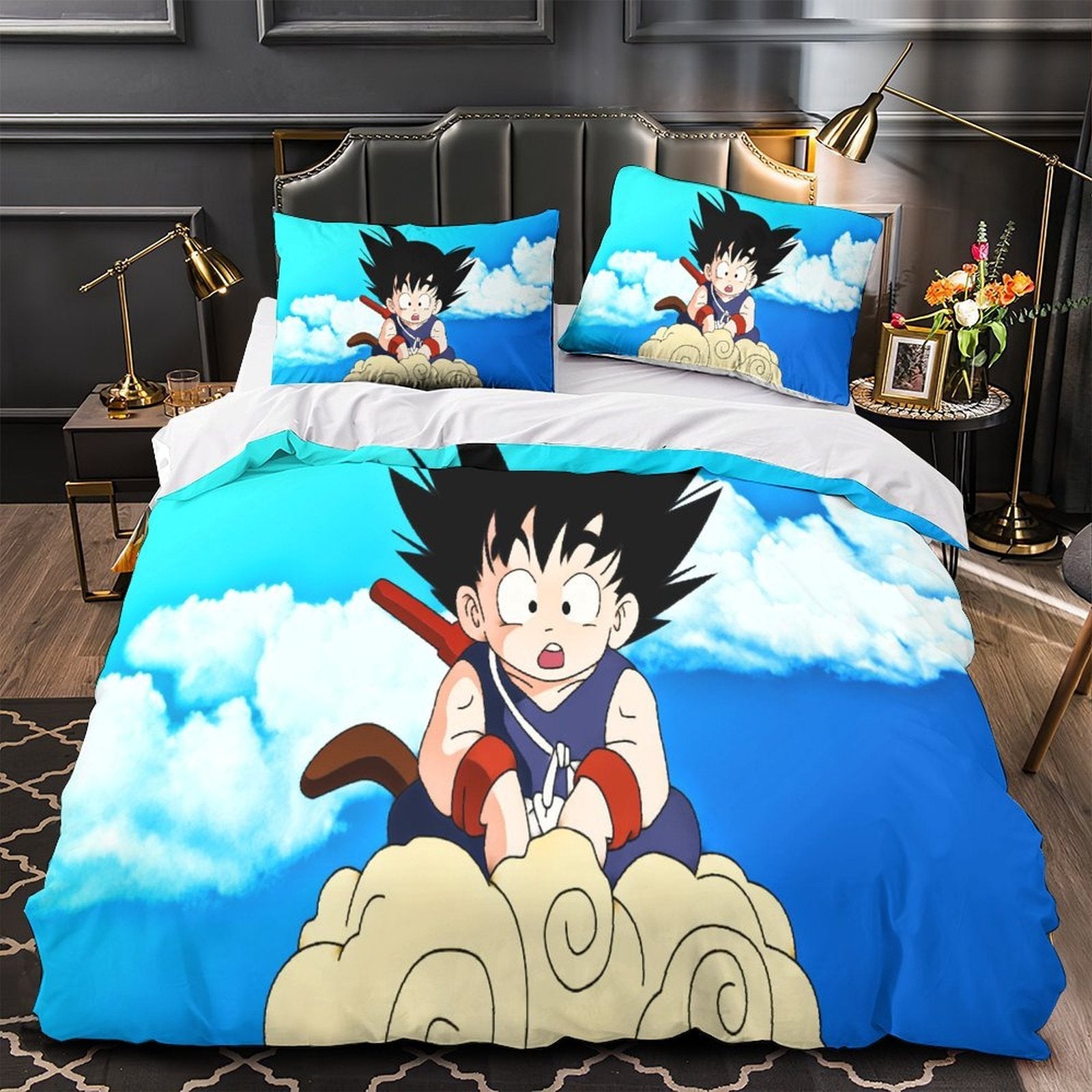 Dragon Ball Duvet Cover Kids Room Bedding Set Without Filler