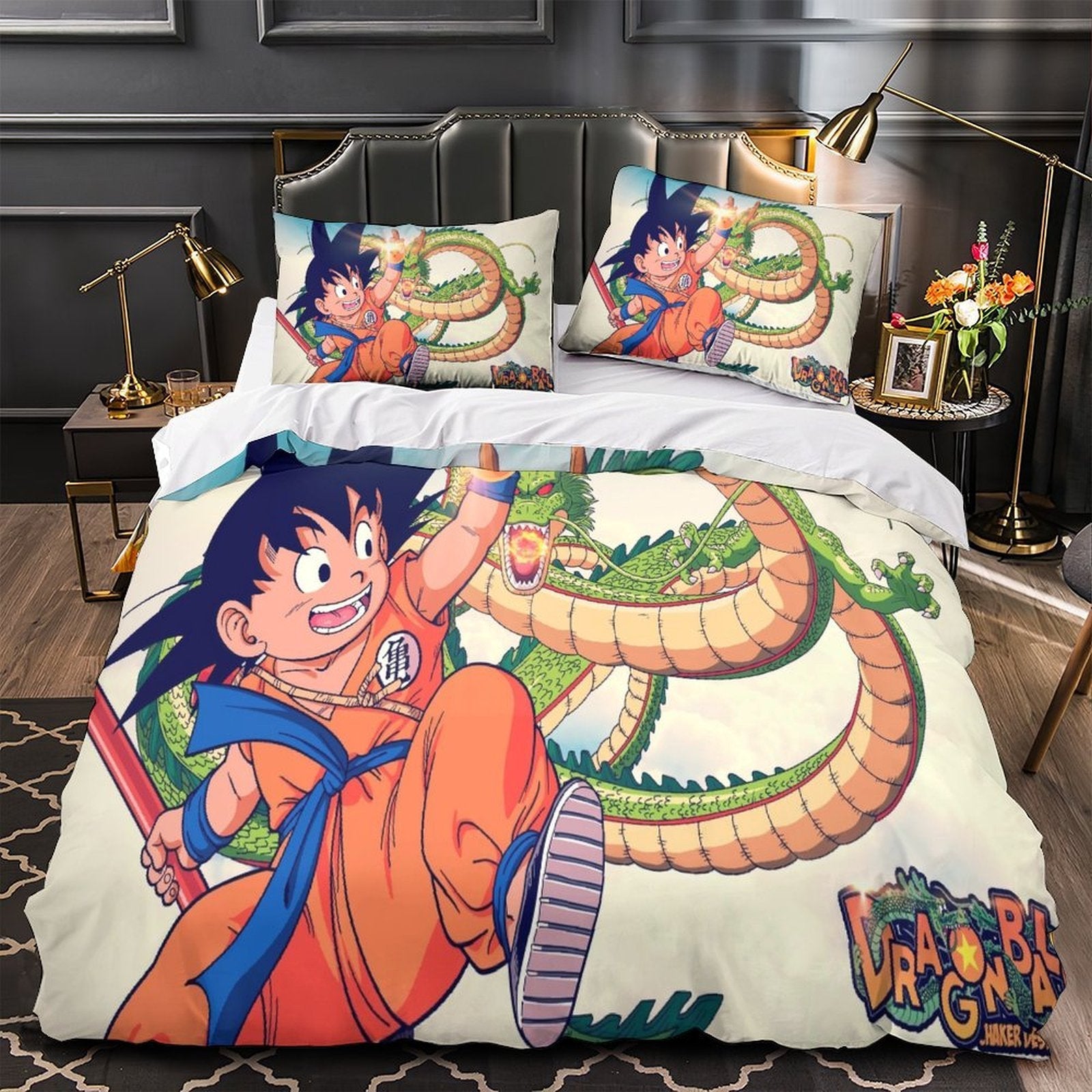 Dragon Ball Duvet Cover Kids Room Bedding Set Without Filler