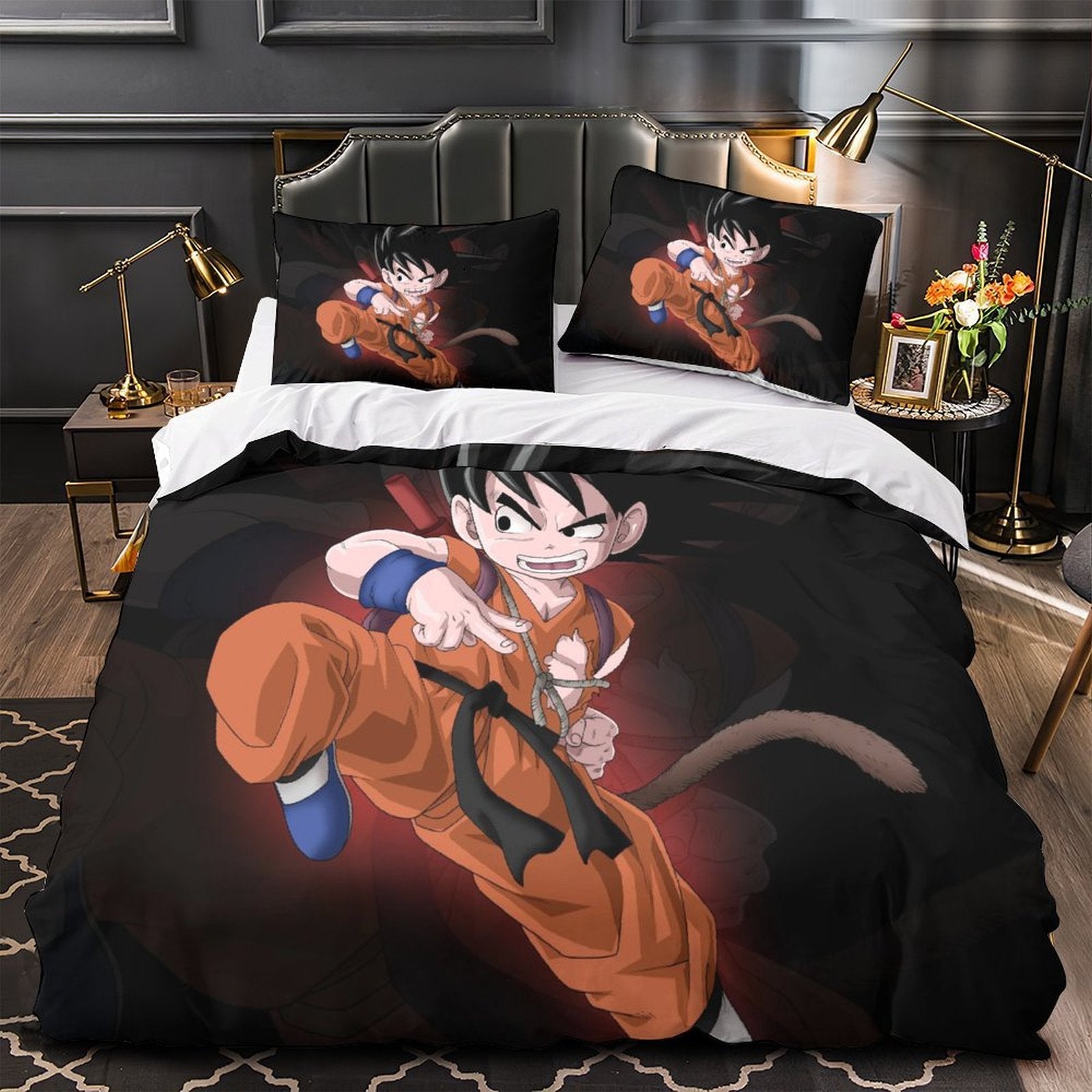 Dragon Ball Duvet Cover Kids Room Bedding Set Without Filler
