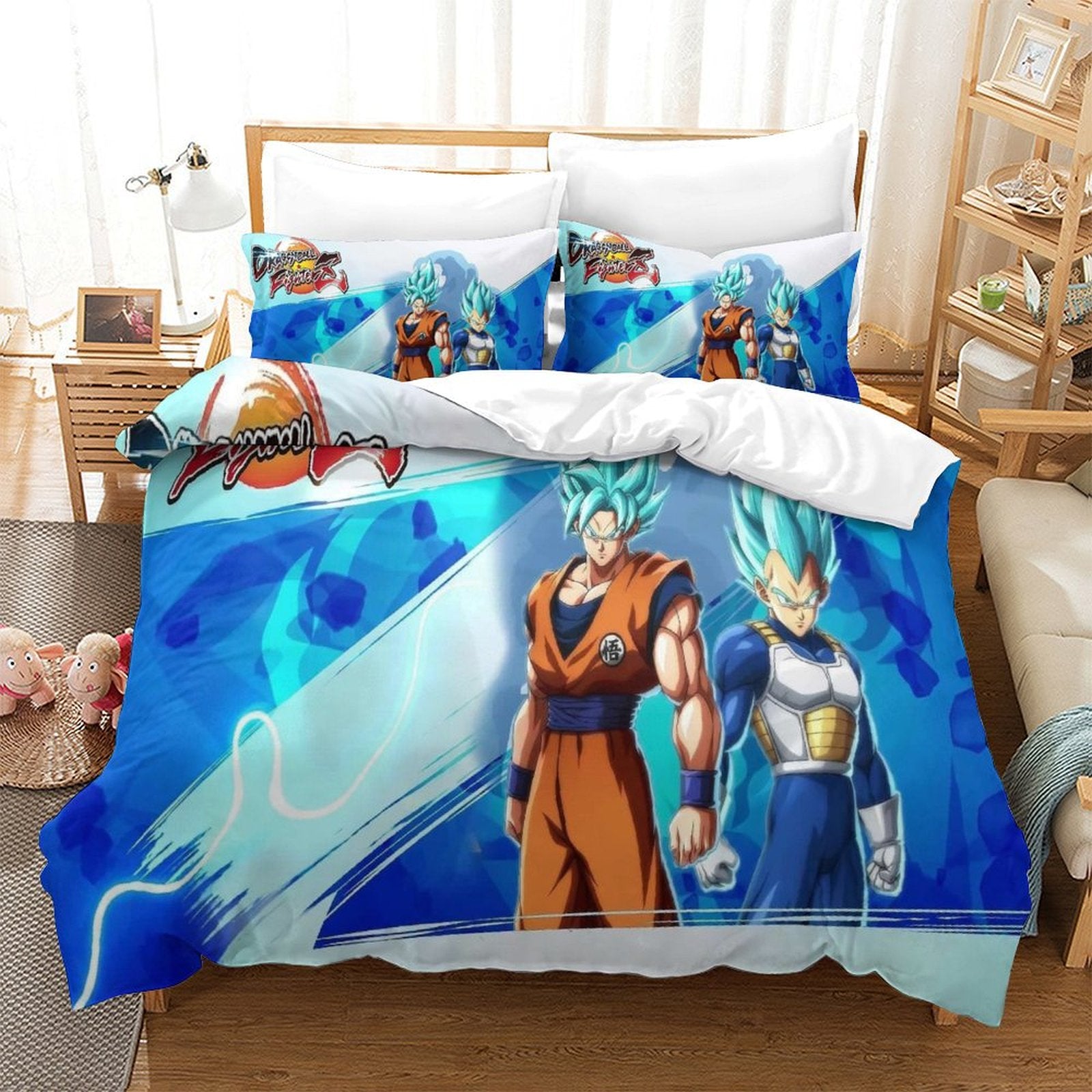 Dragon Ball FighterZ Bedding Set Pattern Quilt Cover Without Filler