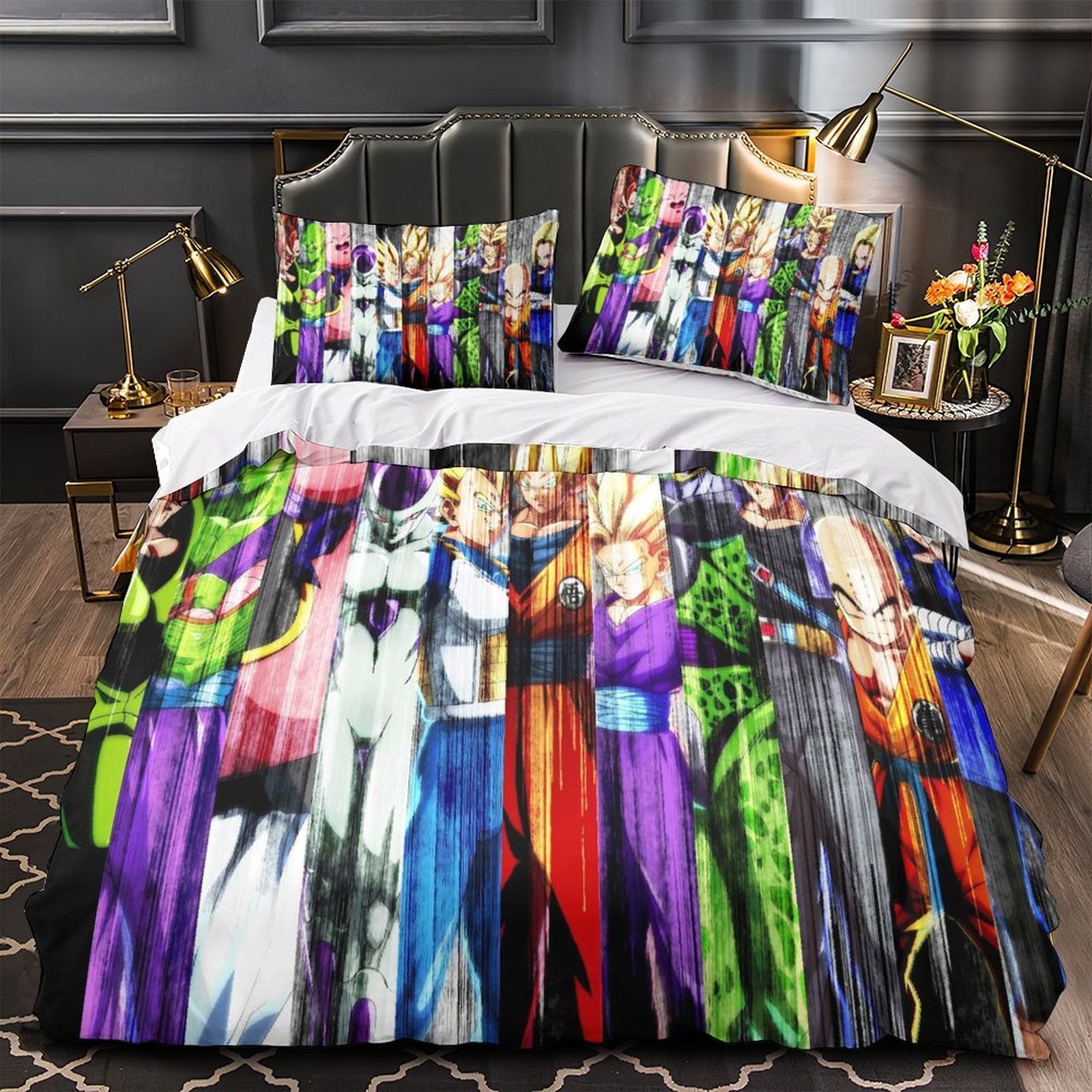 Dragon Ball FighterZ Bedding Set Pattern Quilt Cover Without Filler